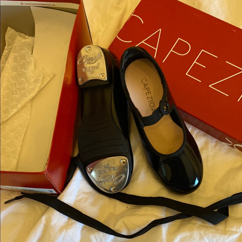 Capezio Black Kids Dress Shoes